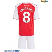Maglie da calcio Arsenal Martin Odegaard #8 Prima Maglia Bambino 2025-26 Manica Corta + Pantaloni corti)